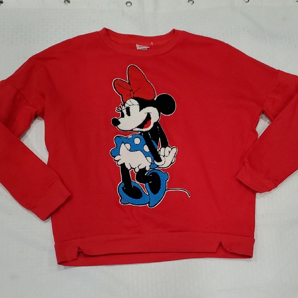 Disney Red Sweatshirt - Picture 5 of 12